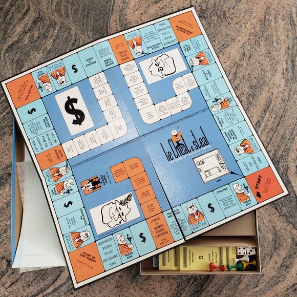 [Great Condition] Vintage 1971-Lie Cheat Steal: Game of Political Power-Complete - Picture 6 of 6